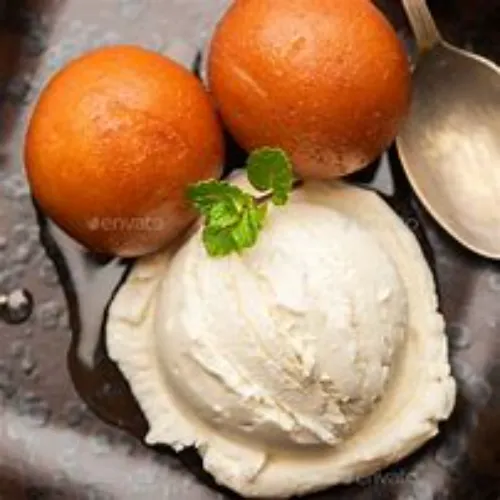 Hot Jamun (w) Ice Cream
